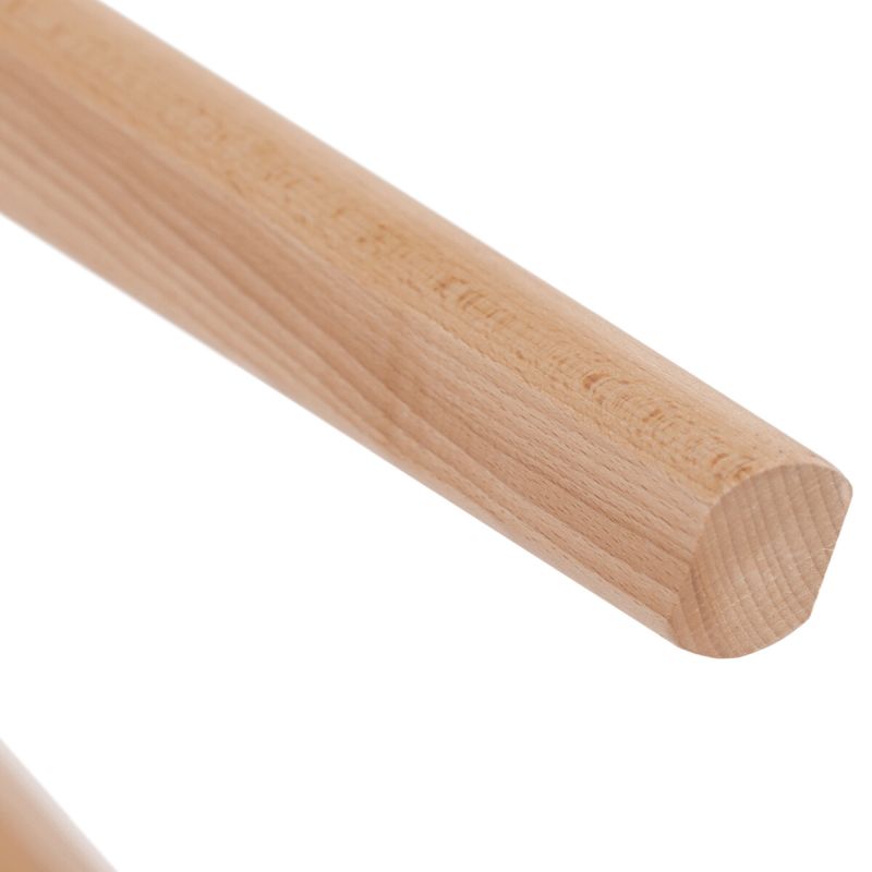 Okrúhly jedálenský stôl s bielou MDF doskou 70