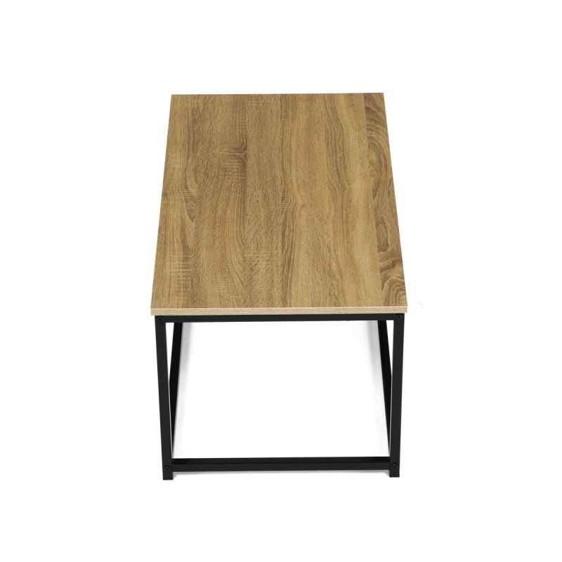 Stôl konferenčný, 90x48x41 cm, MDF, dekor divoký dub