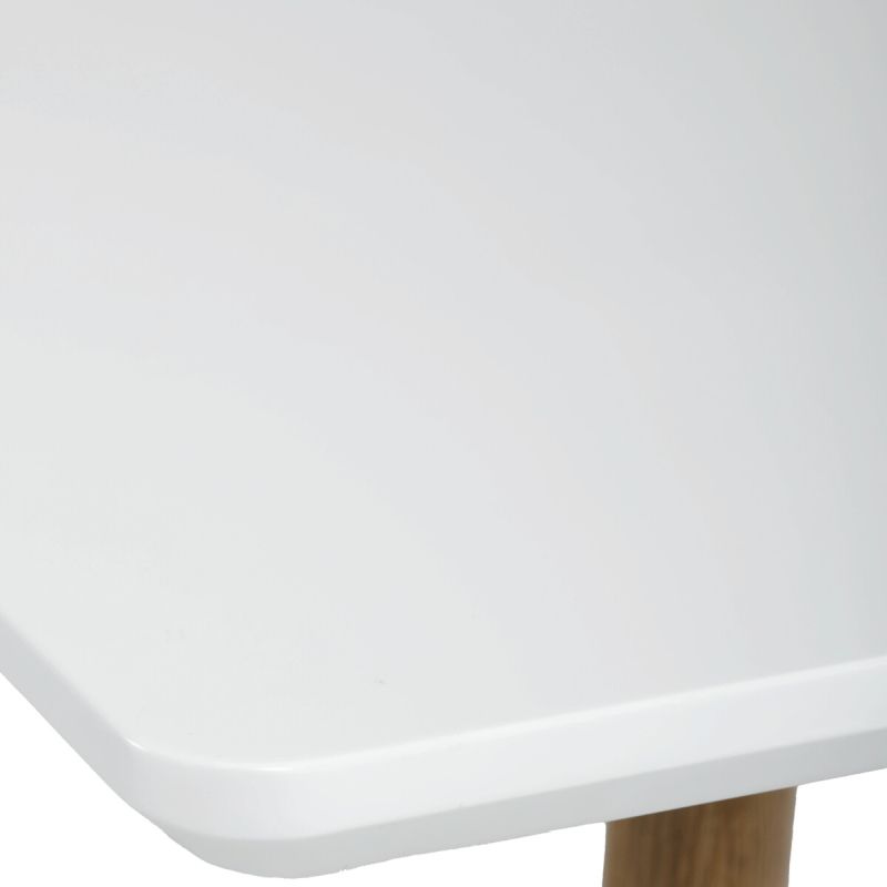 Stôl jedálenský 140x80, MDF, biela matná doska