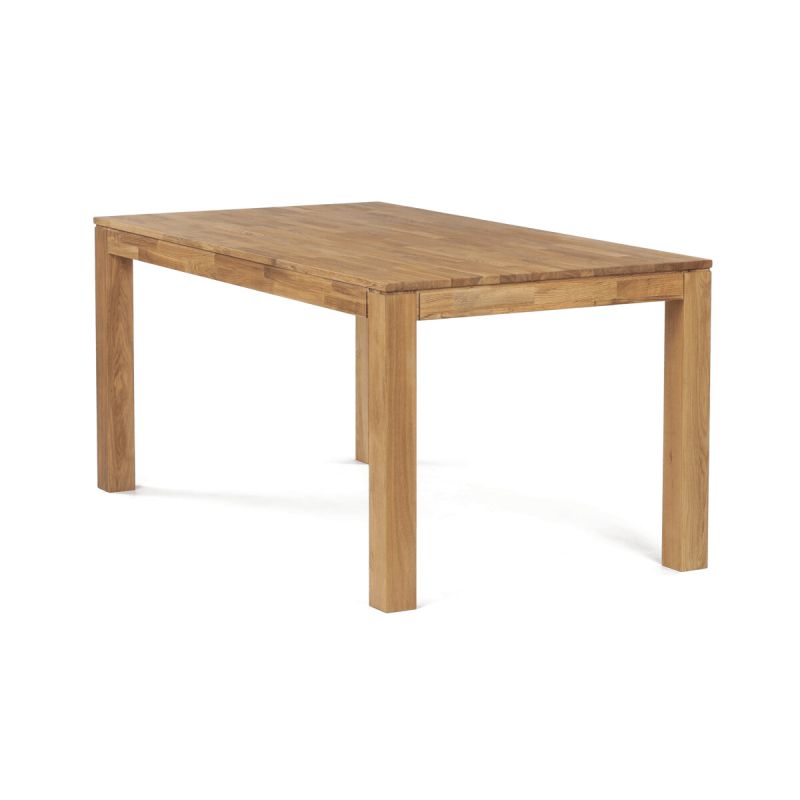 Jedálenský drevený stôl 160x90, masív dub biely, povrchová úprava olejom