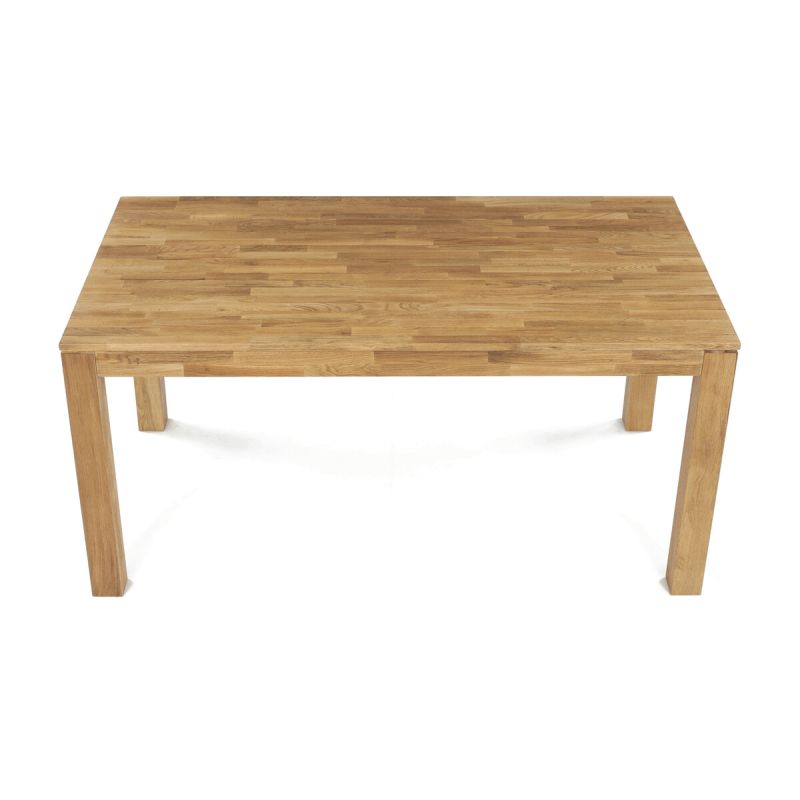 Jedálenský drevený stôl 160x90, masív dub biely, povrchová úprava olejom