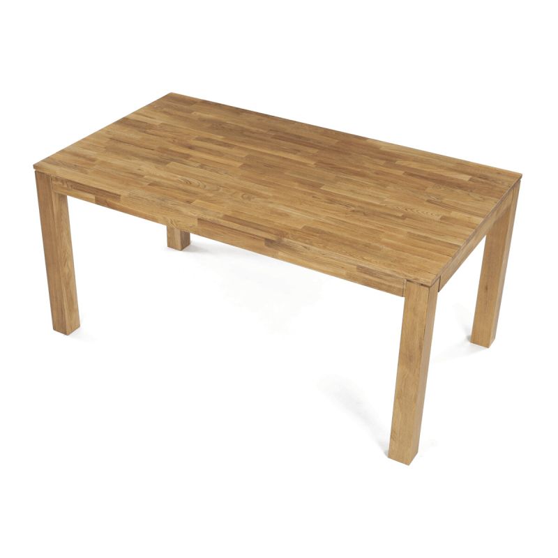 Jedálenský drevený stôl 160x90, masív dub biely, povrchová úprava olejom