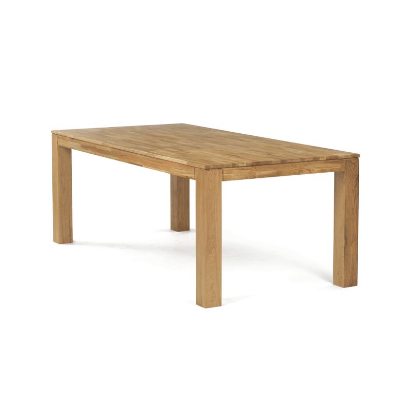 Jedálenský drevený stôl 200x100, masív dub biely, povrchová úprava olejom