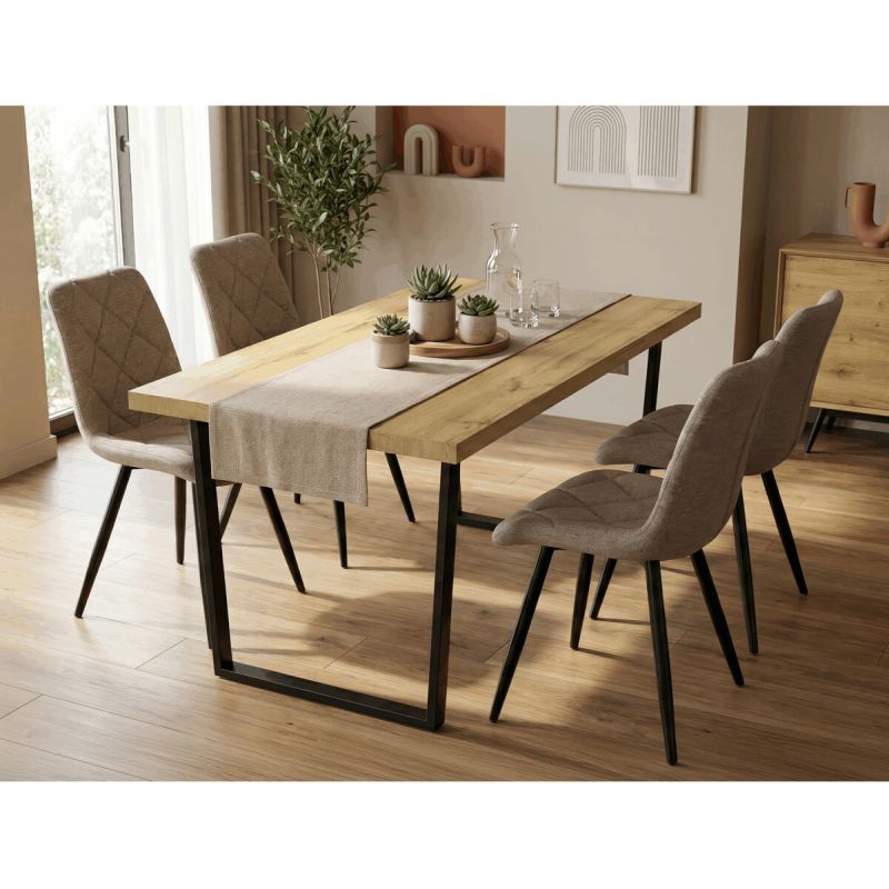Jedálenský stôl s rozmermi 160x80, dub