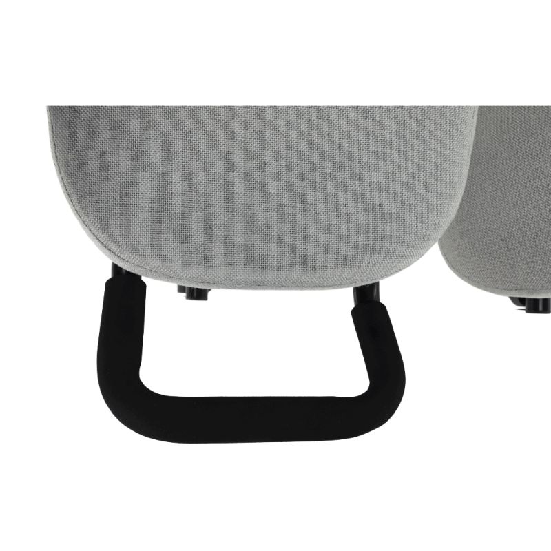 Ergonomický kľakosed s operadlom , sivohnedá Taupe-čierna