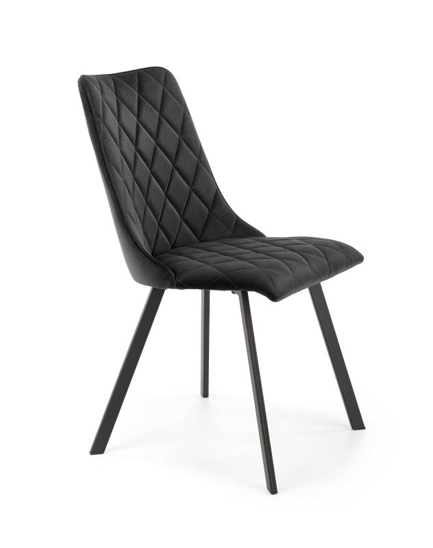 Jedálenská stolička 450, čierna-čierna velvet