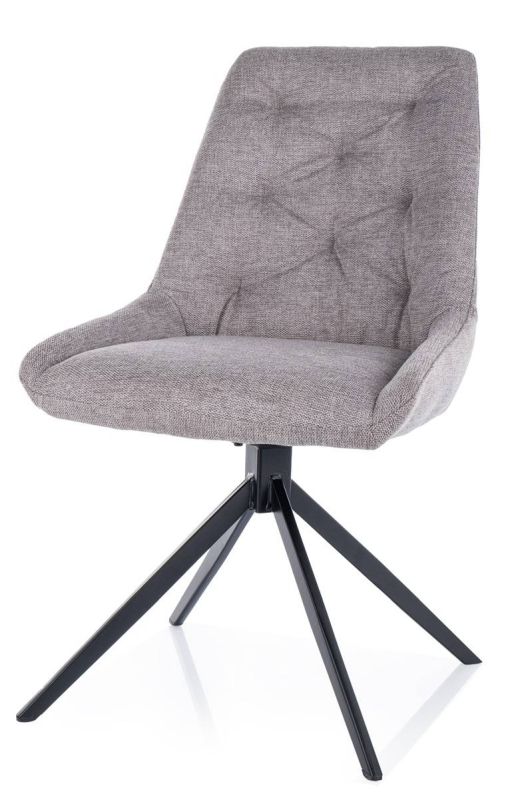 Jedálenská stolička do moderných interiérov, čierna/sivá