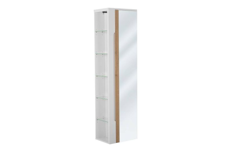 Kúpeľňová skrinka WHITE 802 biela/biely vysoký lesk