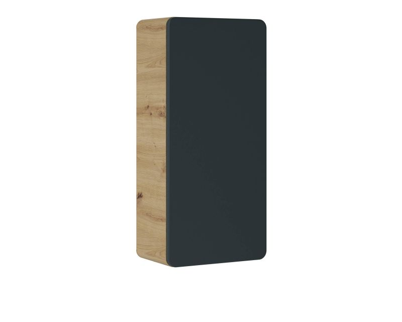 Kúpeľňová skrinka 830 dub artisan/čierny mat