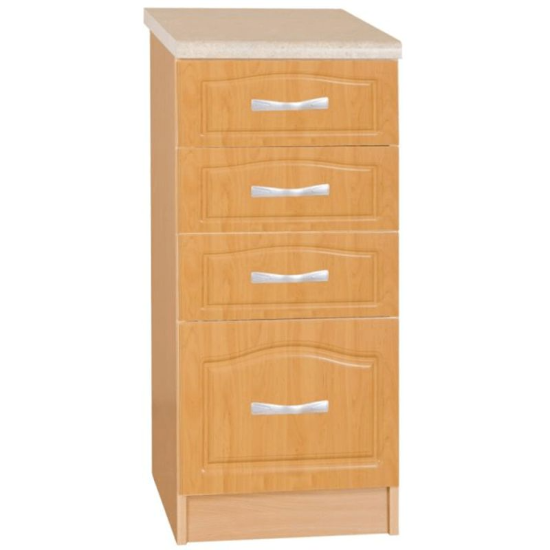 Kuchynská skrinka jelša, S40SZ4, spodná 4x zásuvka