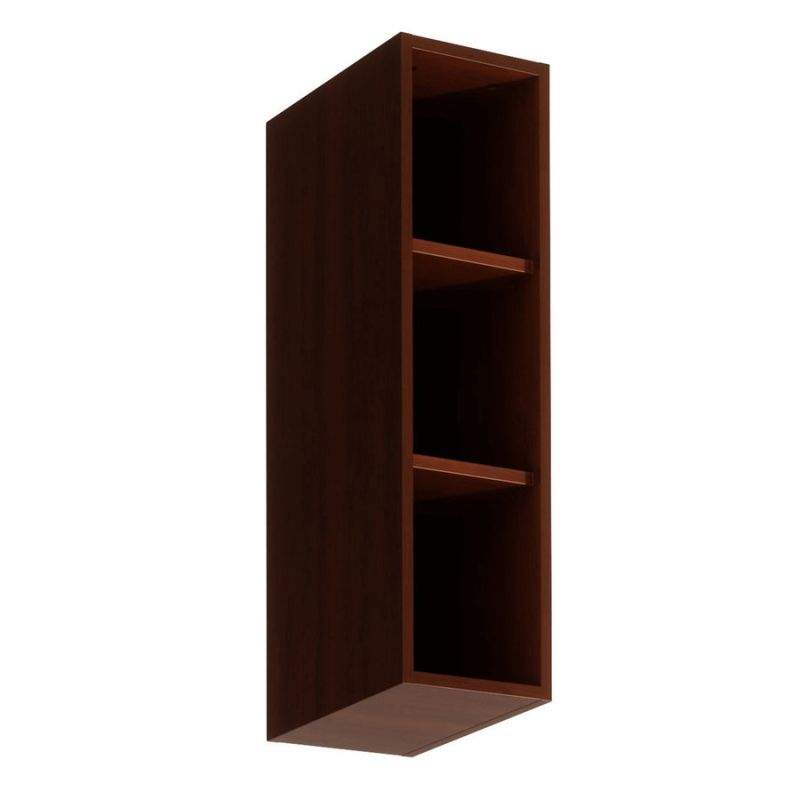 Horná skrinka W200, orech Milano, otvorená