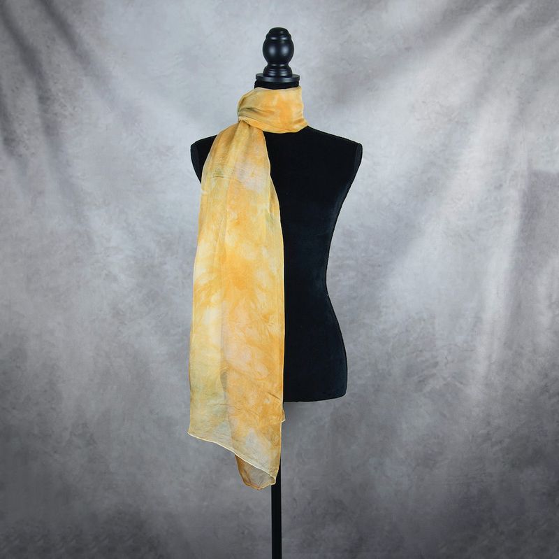 Luxusný hodvábny šál LIMITED_058 zo 100 % prírodného hodvábu, 180 x 110cm