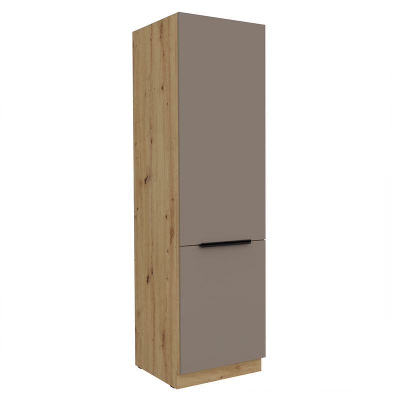 Vysoká skrinka 60x210cm, sandgrau, dub artisan