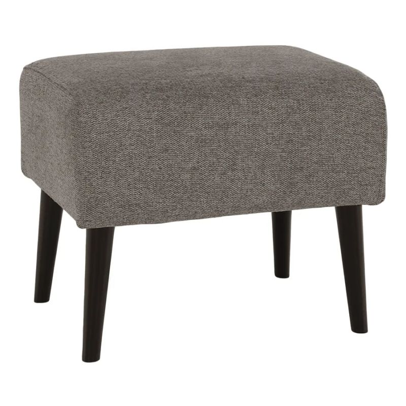 Elegantný taburet, sivá/čierna