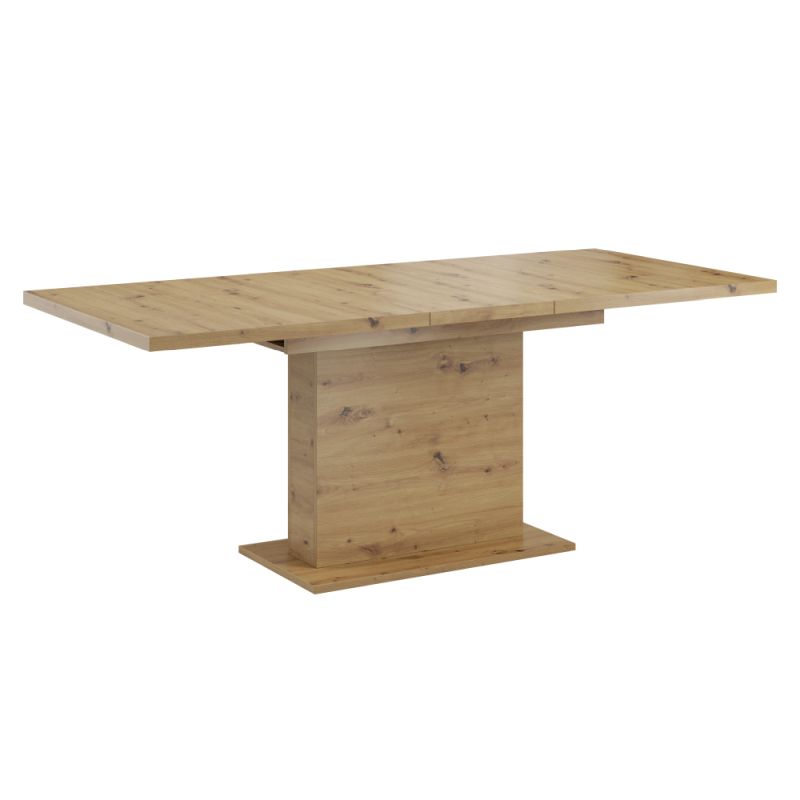 Jedálenský rozkladací stôl dub artisan, 160-200 cm