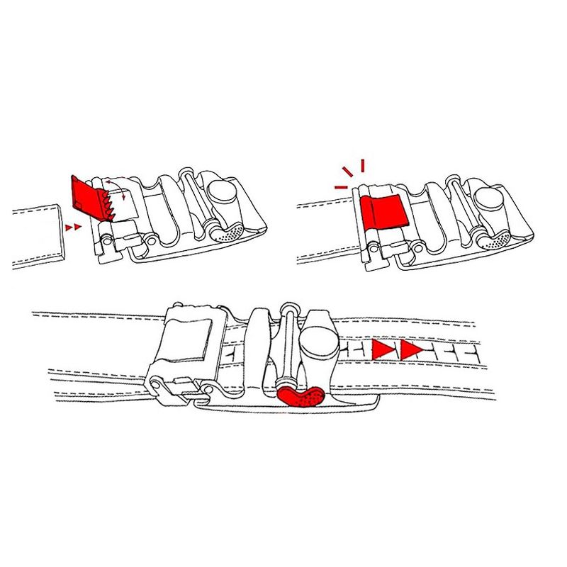 Automatická kovová pracka CROSS pre remene so šírkou 3.5cm