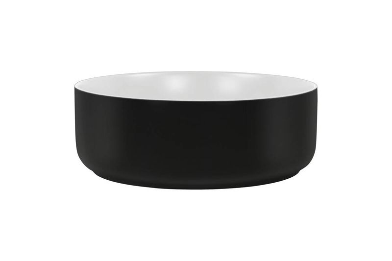 Umývadlo CMD SIMPLE 8 WHITE/BLACK 36 UM-6259-DP biela/čierna