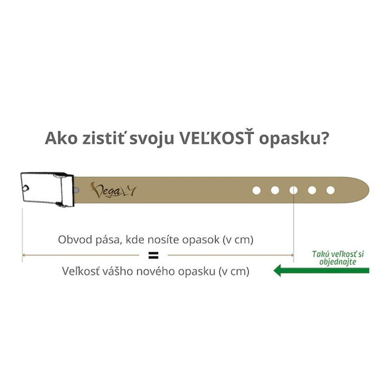 Unisex kožený opasok JOINTS, šírka 3.3cm, Koňaková