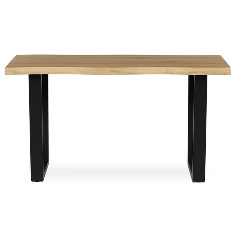 Stôl jedálenský 140x80, MDF doska dekor divoký dub, nohy v tvare U