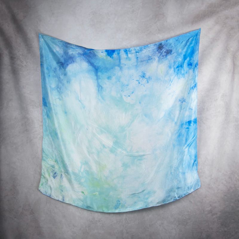 Hodvábna šatka VZOR_54, 85×90 cm, Made in Slovakia