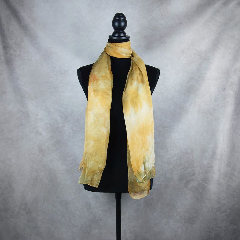 Luxusný hodvábny šál LIMITED_057 zo 100 % prírodného hodvábu, 180 x 110cm