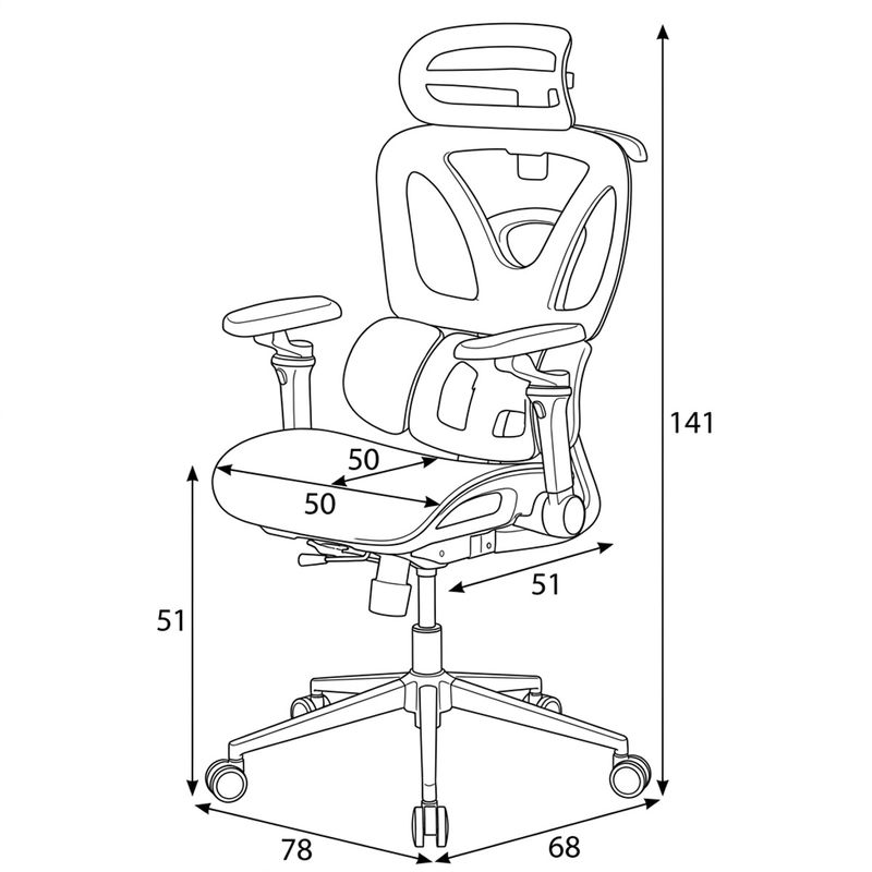 Ergonomická kancelárska stolička, čierna, sieťované operadlo a 5D podrúčky
