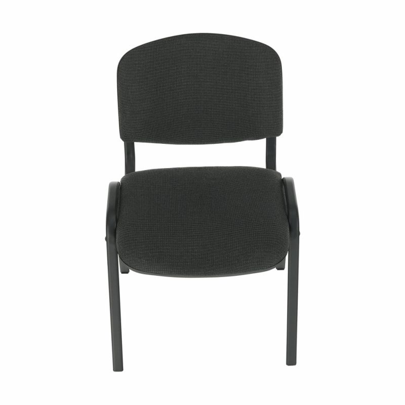 Kvalitná a pohodlná stolička s mäkkým sedením, sivá