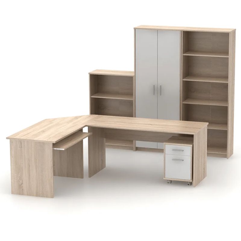 Písací stôl z kvalitnej DTD, 150cm, dub sonoma