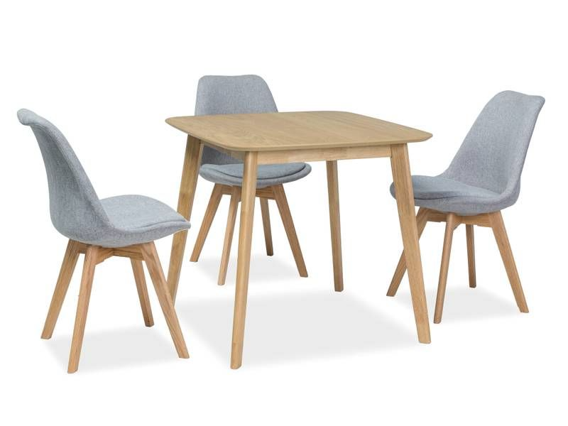Moderný jedálenský stôl z MDF dosky 80, dub