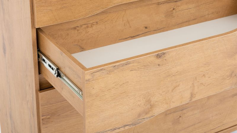 Luxusná komoda, 5x zásuvka - viac farebných prevedení