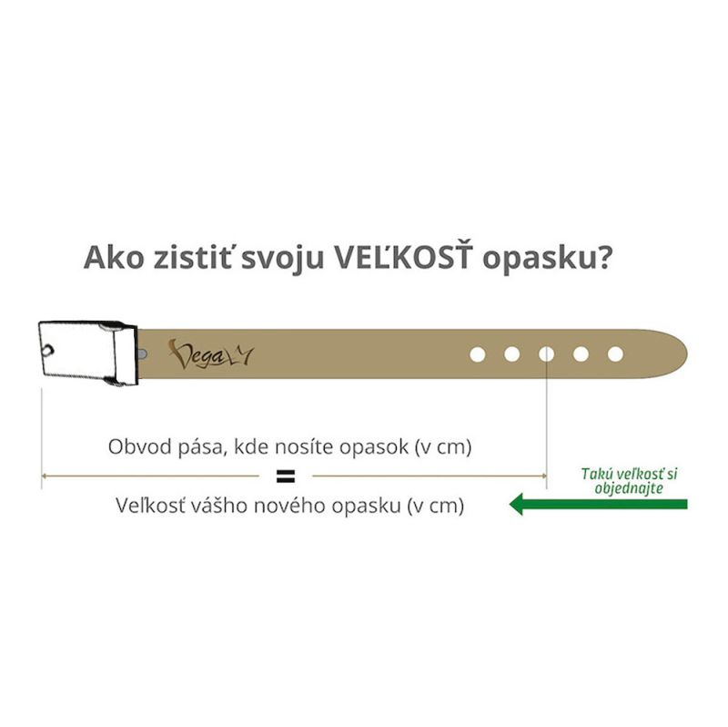 Kožený opasok BLACK WOOD - Bordová