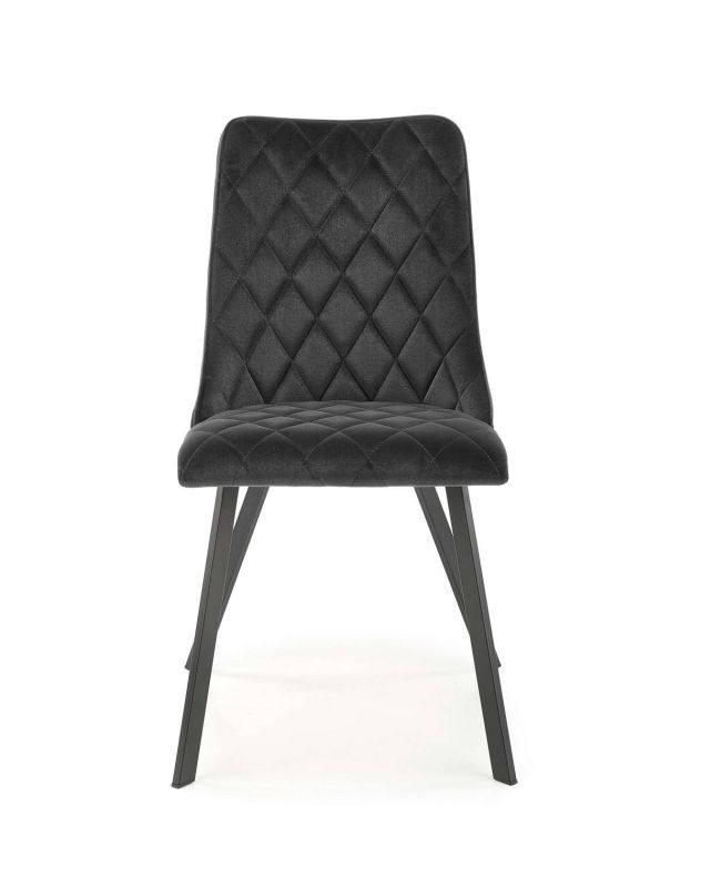 Jedálenská stolička 450, čierna-čierna velvet