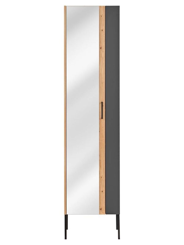 Skrinka do kúpeľne 803 graphite/artisan oak