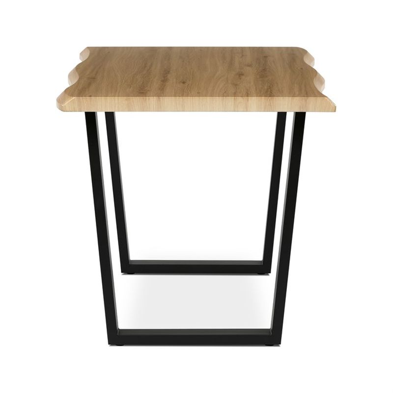 Stôl jedálenský 140x80, MDF doska dekor divoký dub, nohy v tvare U
