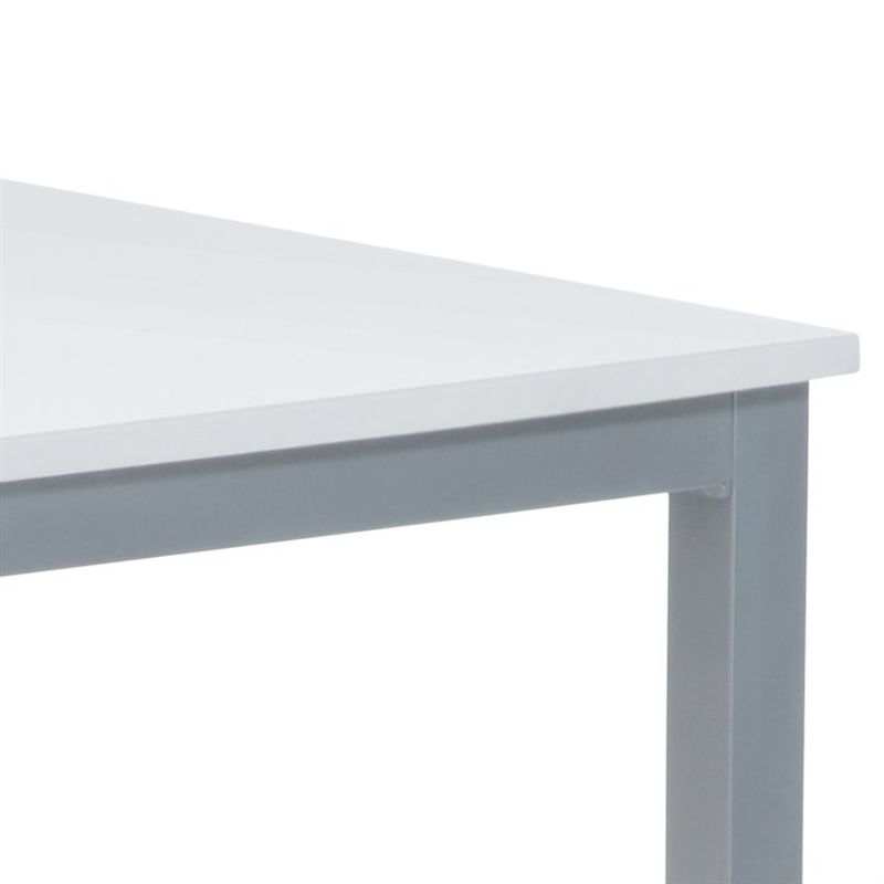 Jedálenský stôl 110×70×75 cm, MDF biela