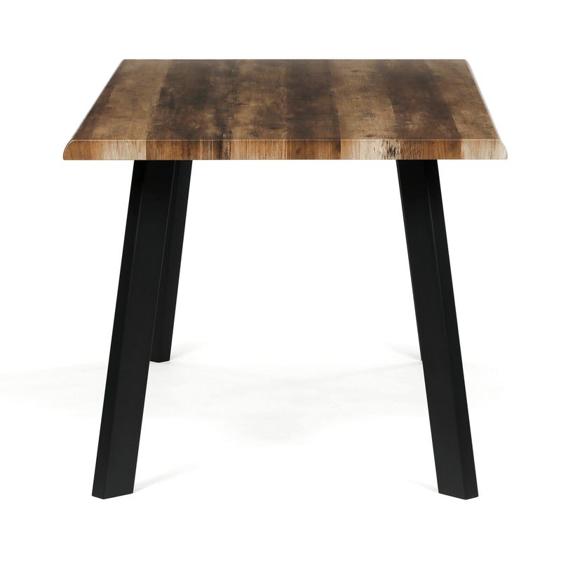Moderný jedálenský stôl 160 × 90cm, old wood s kovovými nohami