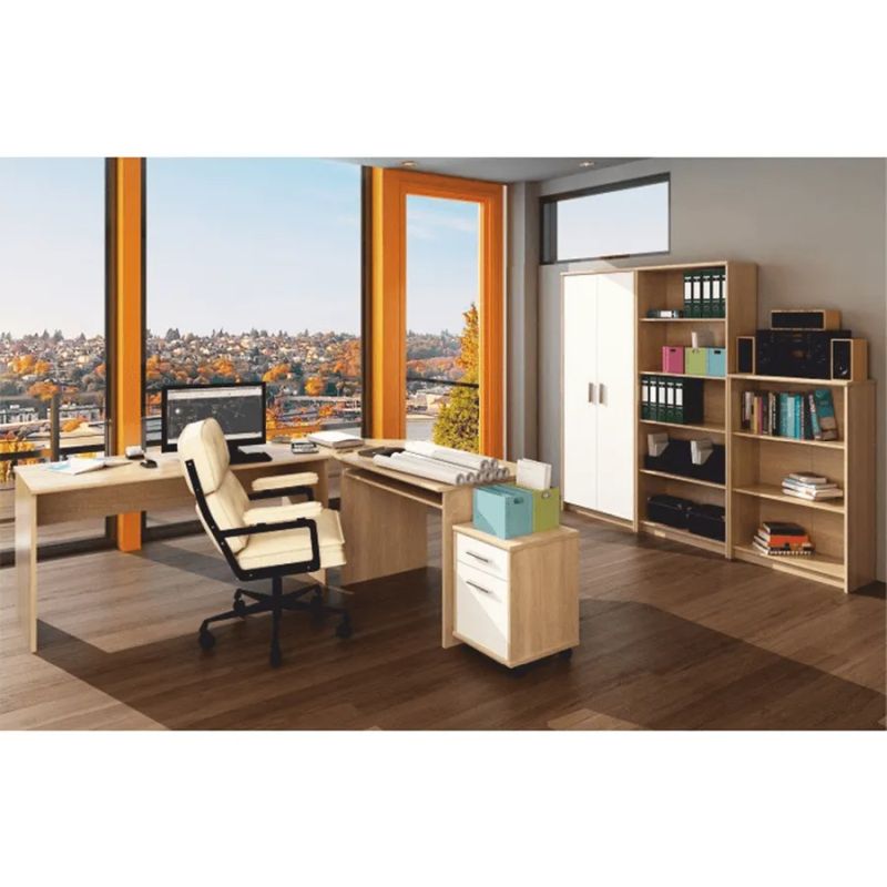 Písací stôl z kvalitnej DTD, 150cm, dub sonoma