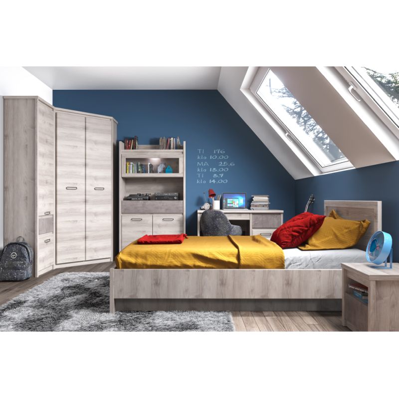 Posteľ s úložným priestorom 140 v elegantnom prevedení gaštan nairobi