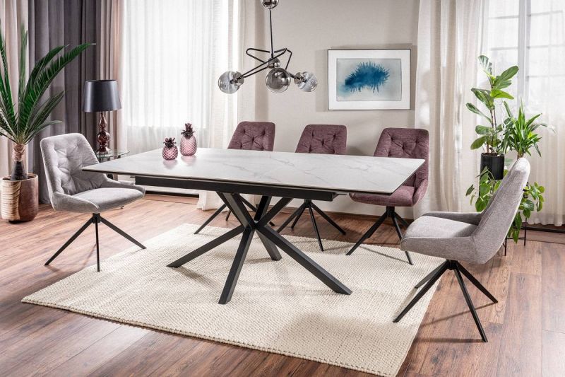 Jedálenská stolička do moderných interiérov, čierna/sivá