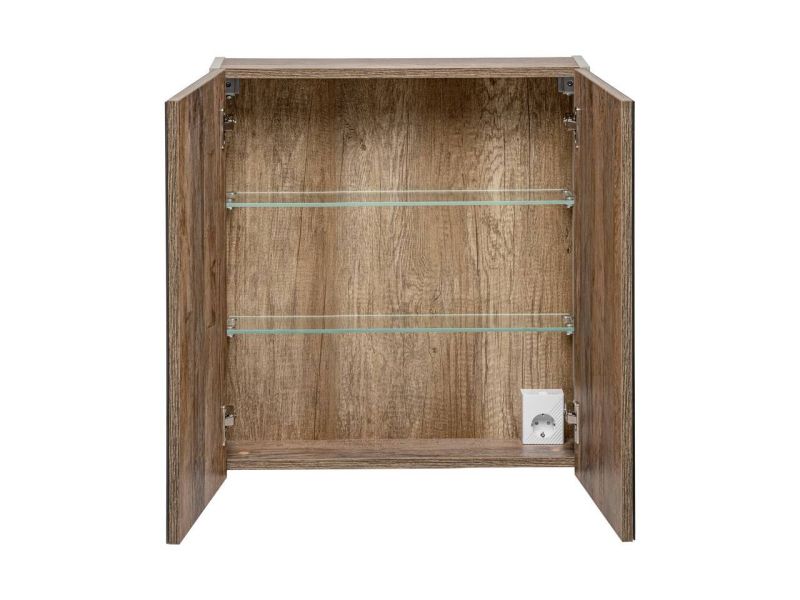 Skrinka do kúpeľne 84-60-A-2D sivý krém