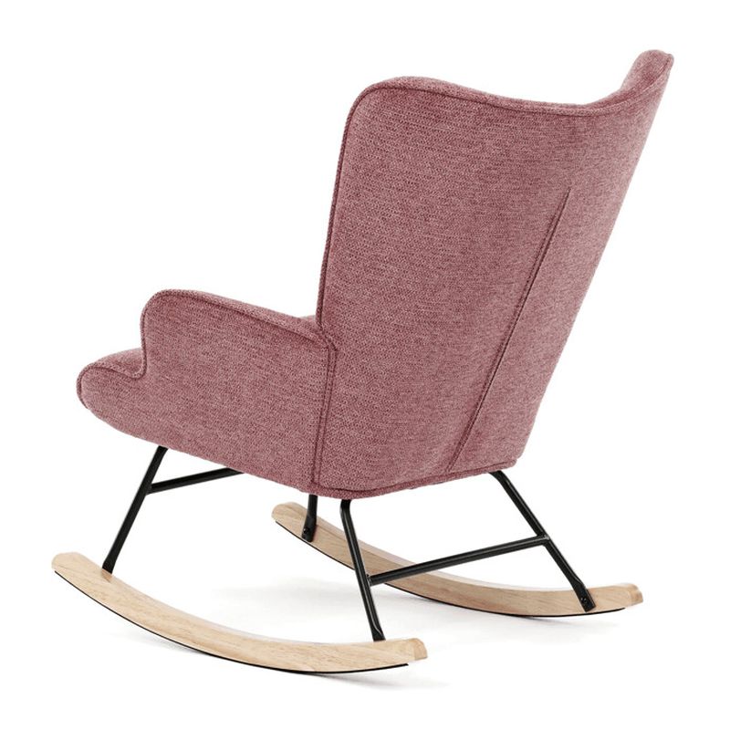 Moderné hojdacie kreslo v elegantnom ružovom prevedení