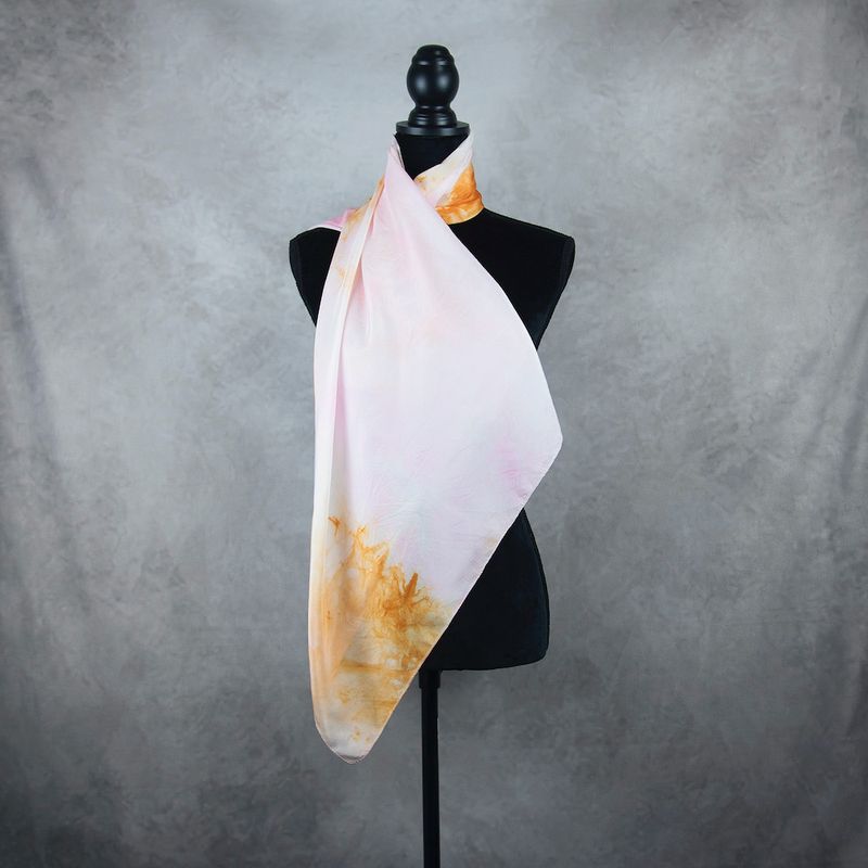 Hodvábna šatka VZOR_72, 80×90cm, Made in Slovakia