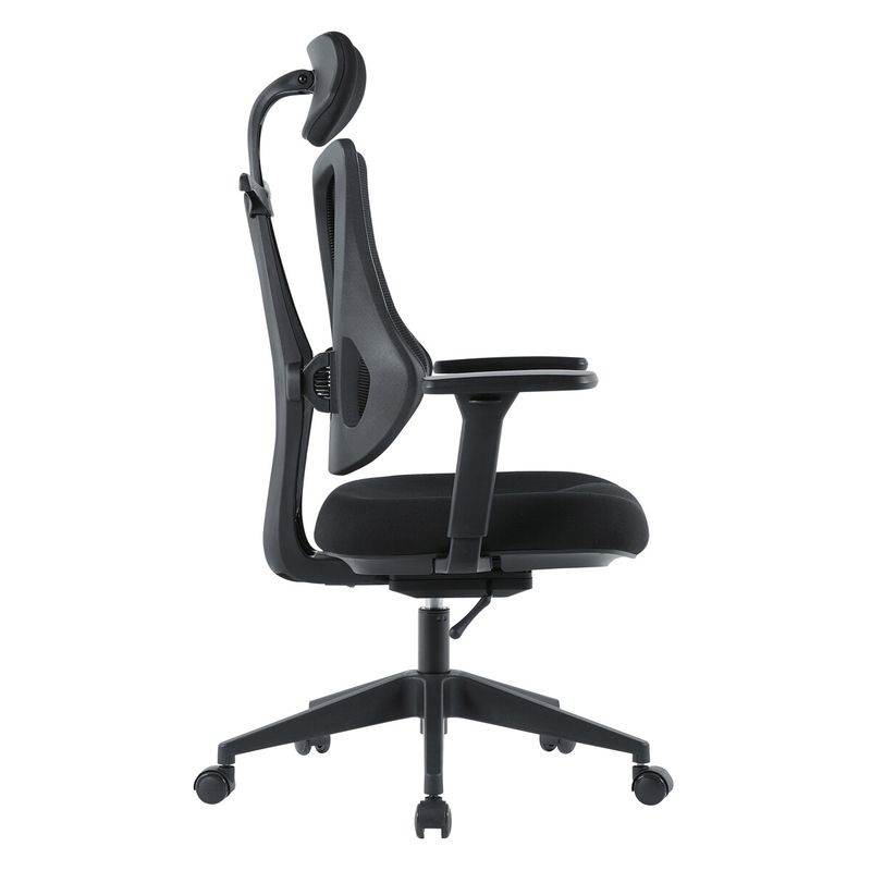 Ergonomická kancelárska stolička sivá, dvojdielne sieťované operadlo, 120kg