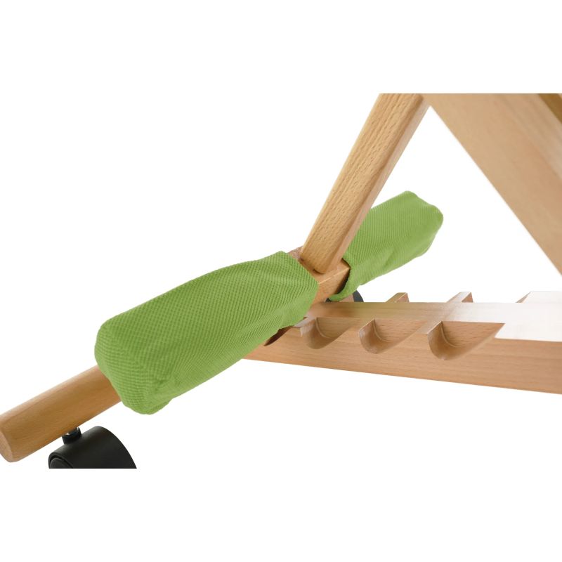 Moderná a ergonomická kľakačka, zelená-buk