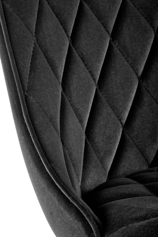 Jedálenská stolička 450, čierna-čierna velvet