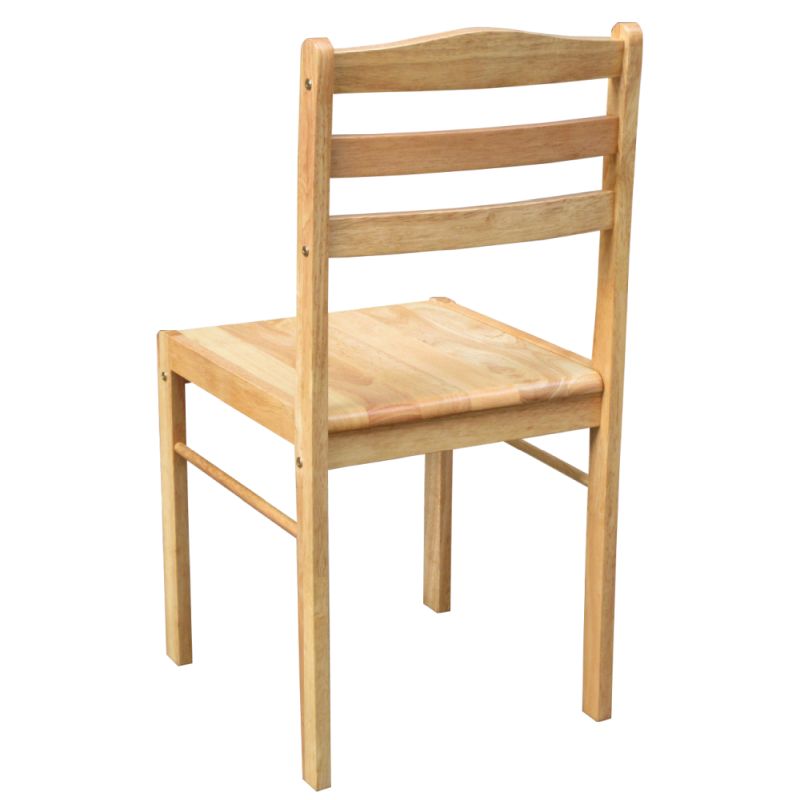 Moderný jedálenský set 1+4, masívne drevo, prírodná
