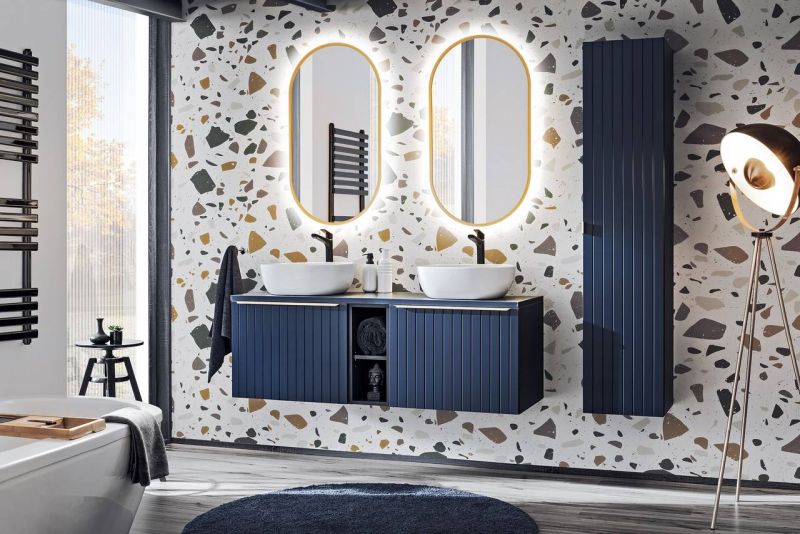 Kúpeľňová doska 89-180-B modrý indigo