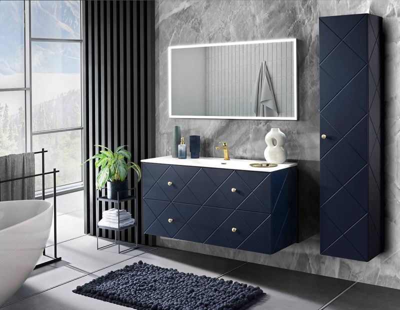 Skrinka do kúpeľne 80-01 wave blue