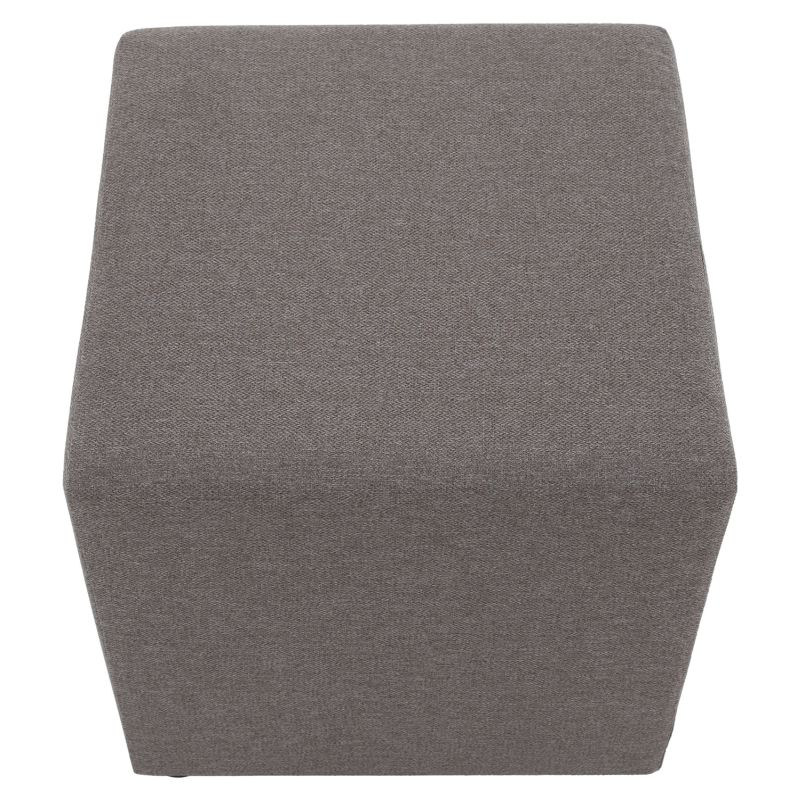 Praktický taburet, látka Twist sivobéžová Taupe