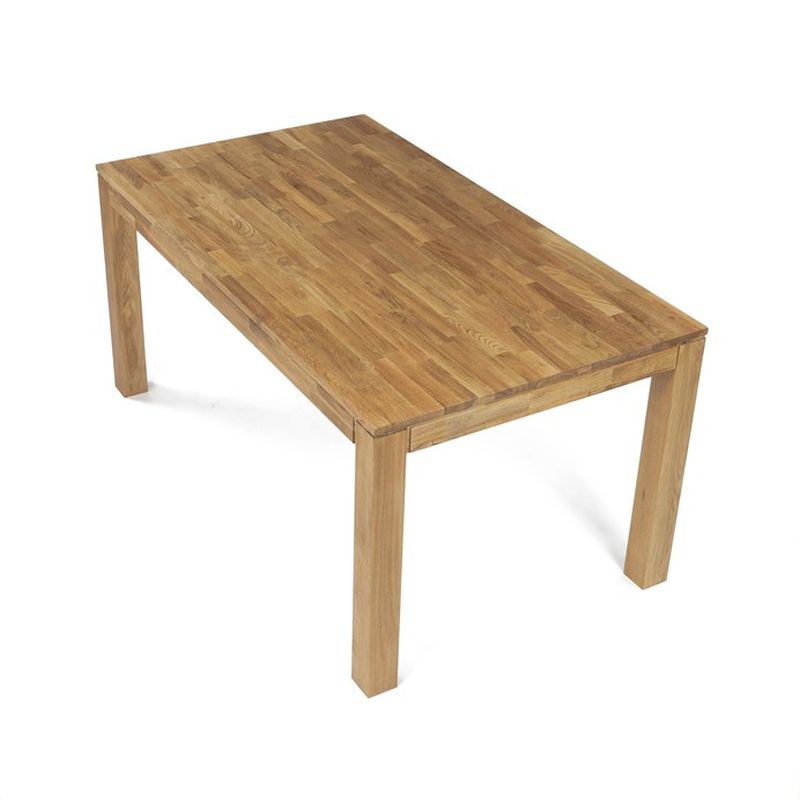 Jedálenský drevený stôl 160x90, masív dub biely, povrchová úprava olejom